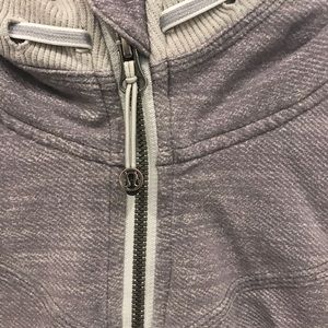 LuluLemon Athletica Grey Hooded Jacket